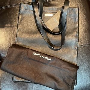 ❤️SOLD❤️BNWT Authentic Yves Saint Laurent black shopper tote. Make an offer!